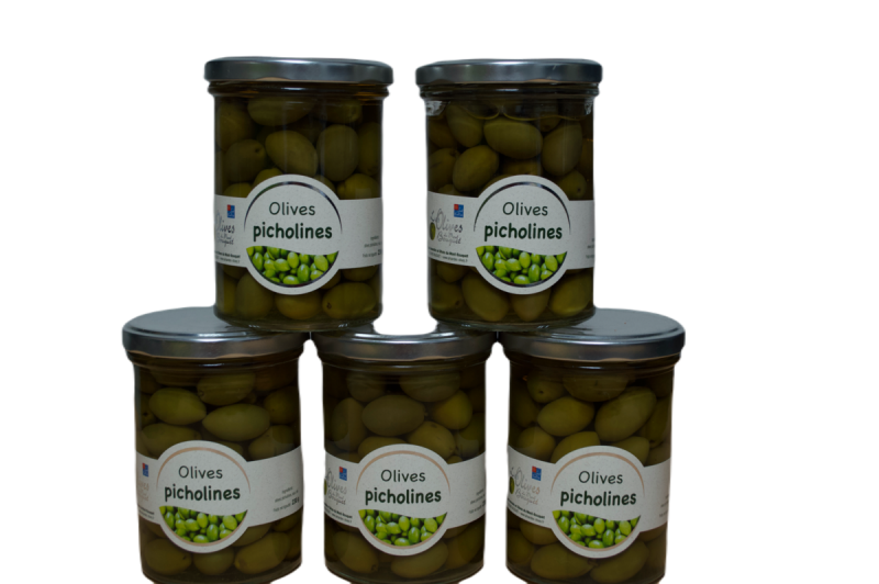 Olives Picholine nature pot 100gr
