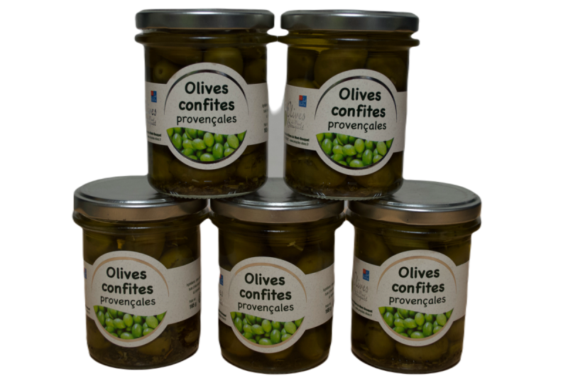 Olives confites provençales